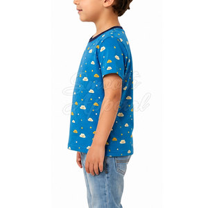T-shirts pour enfants de haute qualité, 100% coton, lavés, respirants, légers, à manches courtes, pour l'été, décontractés et à porter au quotidien - Product Image 6