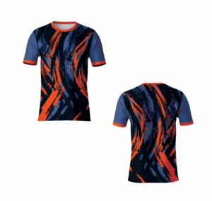T-shirt à impression intégrale par sublimation, vêtements de sport respirants - Product Image 5