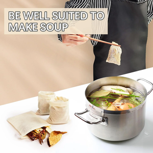 ถุงผ้าฝ้ายแบบมีเชือกผูก ขนาด 4×5 นิ้ว - Product Image 4