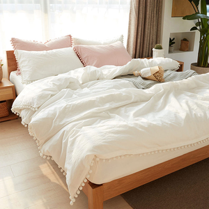 Linen Waterproof Hotel <b>Flat</b> Sheet Set Solid Style Breathable Eco-Friendly Home Bedding Adults All Season - Product Image 3