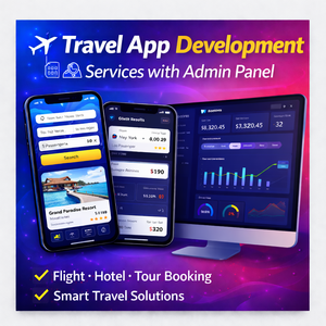 Advanced Travel Mobile App <b>Development</b> with Admin Panel for Smart Booking & Real-Time Trip Management Solutions - Product Image 1