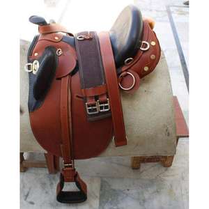 Selle anglaise en cuir véritable sur mesure pour adultes, équitation, couleur personnalisable, vente en gros, faible MOQ - Product Image 5