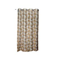 Cortina Opaca Ignífuga con Estampado Floral y Ojales, 122 x 152 cm, Lista para Usar, Lavable a Máquina, Estilo Moderno para el Hogar