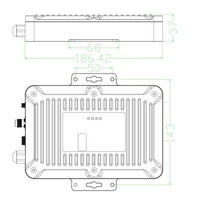 Fabricant personnalisé IP67 étanche Bivocom TG501 Industrial RTU 2DI 3ADC LoRa Communication MQTT/Modbus RTU Networking