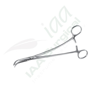 Pinzas Hemostáticas Grises de 22-23 cm con Bloqueo, Instrumento Quirúrgico Manual, CE ISO, Cirugía General - Product Image 5