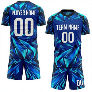 ชุดเสื้อและกางเกงฟุตบอลทีมแบบกำหนดเองปี 2026 พิมพ์ชื่อและหมายเลขด้านหน้า ซับเหงื่อ แห้งเร็ว เอวยางยืด ระบายอากาศได้ดี เหมาะสำหรับฤดูร้อน - Product Image 2