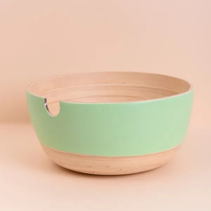 <b>Bamboo</b> <b>Bowl</b> Handmade Lacquer Serving <b>Bowl</b> Eco Friendly Lightweight Durable Decorative Kitchenware for Homes and Restaurants - Product Image 6