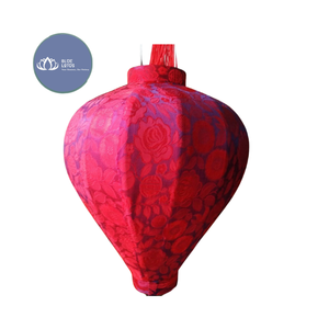 Lanterne suspendue en soie faite à la main, écologique, best-seller, pour événements, mariages, fêtes, décoration intérieure, vente en gros - Product Image 1
