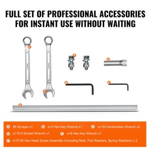 Livellatrice a Gas in Alluminio da 8 Piedi con Motore Vibrante e Set di Barre a Bordo Dritto per Finitura Cemento a 4 Tempi - Product Image 6