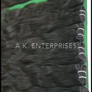 Extensions de cheveux Remy de haute qualité best temple hair extensions de cheveux humains de haute qualité de style ondulé naturel indien brut - Product Image 4