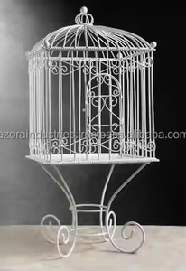 Cage à oiseaux antique en fer Article artisanal au prix de gros avec la meilleure qualité Article très bas de gamme - Product Image 2