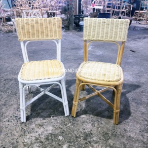 Chaises d'enfants en rotin tressé artisanales en gros pour événements, mobilier d'anniversaire en osier naturel pour fêtes d'enfants - Product Image 4