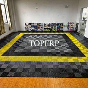 Dalles de sol en PVC emboîtables pour garage, tapis de drainage creux pour garage - Product Image 4