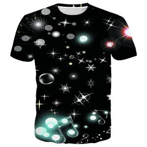 Camiseta elegante con pedrería y diseño de cristales, material transpirable, ajuste perfecto, ideal para uso casual y de fiesta. - Product Image 4