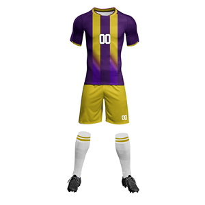 Ensemble de maillots de football respirants de haute qualité par sublimation, découpe automatisée, uniforme économique de haute technologie, vente en gros OEM - Product Image 3