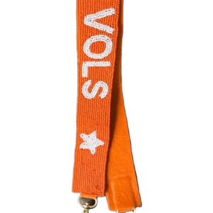 สายรัดสีส้ม VOLS พร้อมอุปกรณ์เสริมสายสะพายไหล่ปรับระดับได้ลายดาวสีขาว - Product Image 1