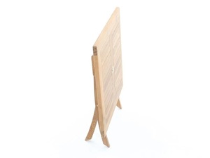 Durable <b>Folding</b> <b>Dining</b> <b>Table</b> Made Solid Teak Wood Eco-Friendly Space-Saving Outdoor Design for Patio Garden Cafe Restaurant Use - Product Image 2