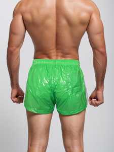 Men's Green <b>White</b> <b>Cargo</b> Mesh 100% Polyester Quick Dry Mid Waist Drawstring Casual Gym Running Sport Shorts Pockets Custom Logo - Product Image 4