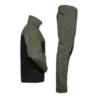 Veste tactique de combat en polyester extensible, respirante, à séchage rapide et durable, pantalon cargo multipoches, faible MOQ, vêtements de travail de sécurité