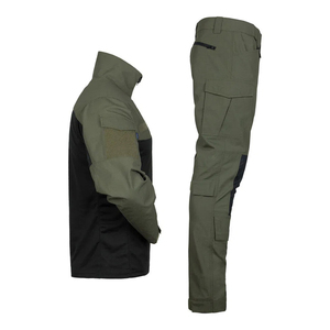 Chaqueta de Seguridad Duradera de Poliéster Elástico de Secado Rápido y Pantalones Cargo Multibolsillos, Conjunto de Uniforme de Camuflaje para Trabajo de Seguridad con MOQ Bajo - Product Image 4