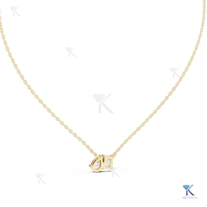 จี้เพชร Toi et Moi สร้อยคอทอง14K 18K สำหรับผู้หญิงหินสองก้อนรูปทรงลูกแพร์งานแต่งงานในห้องปฏิบัติการ - Product Image 6
