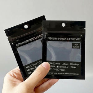 Sachet Ziplock personnalisé avec logo imprimé pour appâts de pêche, avec fenêtre transparente et trou de suspension, pour leurres et accessoires de pêche - Product Image 3