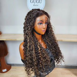 วิกผมธรรมชาติพม่าแบบไม่ผ่านกระบวนการ 26 นิ้ว 5x5 Closure Hd lace wig ผมเวียดนามแท้จากผู้ขายโดยตรง แบบ Super Double Drawn - Product Image 2
