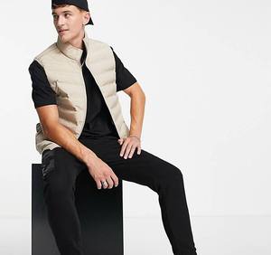 Chaleco Acolchado para Hombre de Alta Calidad, Manga Larga, Cuello Alto, Venta al Por Mayor, Precio Razonable, Ideal para Actividades al Aire Libre - Product Image 3