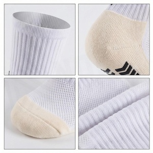 White Crew Athletic <b>Socks</b> Breathable Knitted for Running Adults Summer Season - Product Image 4