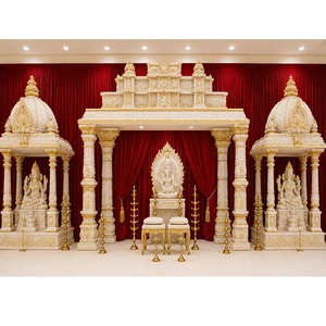 Kopuram Mandap ธีมพระพิฆเนศแบบดั้งเดิมสำหรับงานแต่งงานฮินดู - Product Image 1