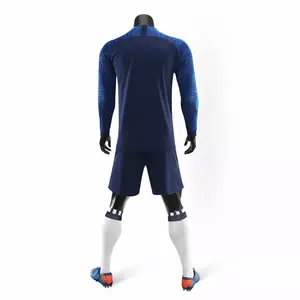 Conjunto de Uniforme de Entrenamiento Personalizado para Fútbol, Manga Corta, para Niños y Adultos, Impresión Digital, Transpirable - Product Image 4