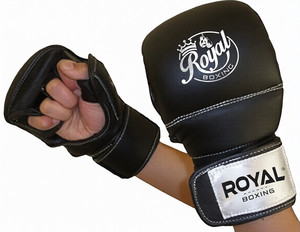 Gants de boxe professionnels en cuir légers et personnalisables, demi-doigts, haute qualité, protection pour le sparring. - Product Image 1