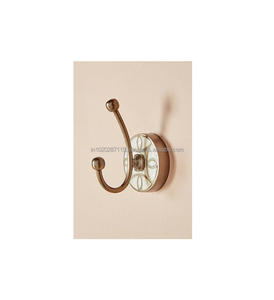 Victorian style brass <b>wall</b> hooks offering elegance and function for timeless <b>wall</b>-<b>mounted</b> organization - Product Image 6