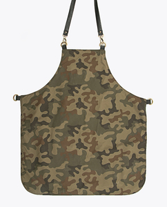Capa de Peluquería de Lona con Bolsillos de Cuero, Delantal de Barbero Resistente, Ropa de Trabajo para Salón - Product Image 6