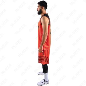 Blaze Fight Wear uniforme de basket-ball OEM personnalisé de haute qualité unisexe adulte été basket-ball ensemble de sport respirant - Product Image 3