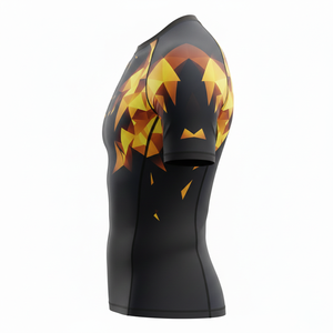 Camiseta de compresión personalizada sublimada para hombres, mujeres y niños, para MMA, BJJ, jiu jitsu, entrenamiento sin gi, tela duradera, traje de baño. - Product Image 3