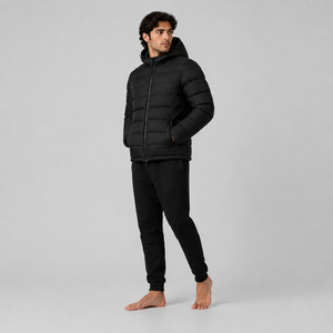 Wholesale High Quality High Street Waterproof <b>Coat</b> 2026 Custom Black <b>Bubble</b> <b>Coats</b> Designer Padded Winter Light Puffer Jacket - Product Image 3