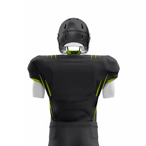 Uniforme de fútbol americano para hombre de alta calidad, tela 100% poliéster, buena calidad, uniforme deportivo, personalizable con impresión completa. - Product Image 6