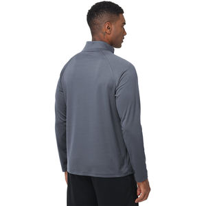 T-shirt Homme 3/4 Zip de Haute Qualité Coupe Classique Manches Longues Demi-Zip Sweat-shirt Décontracté Polyester/Coton Écologique OEM - Product Image 3