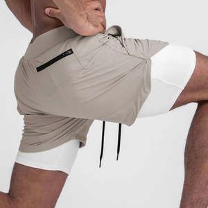 OEM Professionnel Fitness Grande Taille Toile 100% Coton Solide Séchage Rapide Respirant Personnalisé Haute Qualité Gym Vente en Gros Course à Pied Hommes - Product Image 3