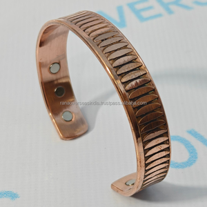 Brazalete de Terapia Magnética de Cobre de Calidad Premium, Imanes Triples de Fuerza Industrial, Conexión Espiritual, Práctica de Yoga, Moderno - Product Image 5