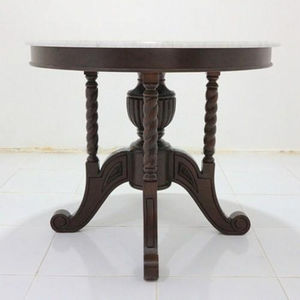 Ensemble de table à manger ronde moderne avec chaises de restaurant en bois et dossier en corde pour salles à manger d'hôtels et de cafés - Product Image 6