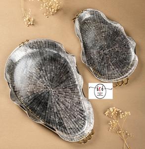 Plateaux de service en métal pour aliments et chocolat, articles de table les plus vendus, ustensiles de cuisine, plateaux pour la maison, en provenance d'Inde - Product Image 1