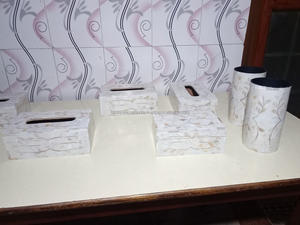 Boîte à mouchoirs en nacre, porte-serviettes fait main, boîte à mouchoirs de luxe avec incrustation de nacre, vente en gros - Product Image 4