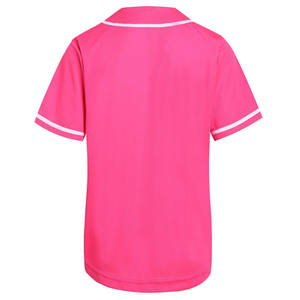 เสื้อเบสบอลคอวีแบบเรียบ รุ่นใหม่ล่าสุด คุณภาพสูง ผลิตตามสั่ง ทำจากโพลีเอสเตอร์ 100% - Product Image 2
