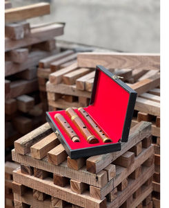 Flûtes en bois de rose avec étui en bois, flûte irlandaise professionnelle à trous ouverts, flûte en Ré avec 6 clés, fabriquée en bois de Sheesham. Classique - Product Image 5