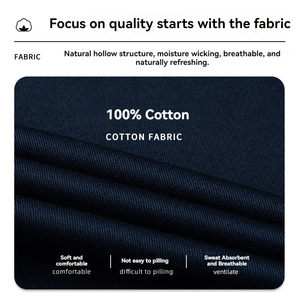 Ensemble de vêtements de travail haute visibilité pour hommes, chemise et pantalon de sécurité réfléchissants en coton, jaune bleu marine - Product Image 6