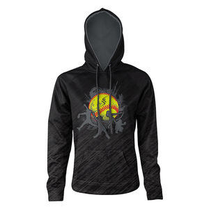 Sweat-shirt personnalisé pour homme en polaire avec impression par transfert thermique, vêtements d'équipe pour sports d'hiver, OEM - Product Image 5