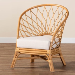 Chaises de salle à manger en bois massif modernes, fabriquées à la main, chaises en rotin naturel écologiques - Product Image 5