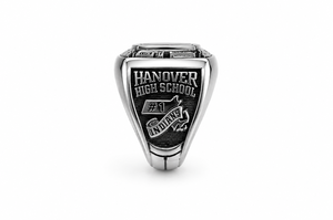 Bague de championnat personnalisée pour hommes en acier inoxydable moderne 2016 H State Champions, personnalisée en argent, pour équipe sportive de victoire - Product Image 3